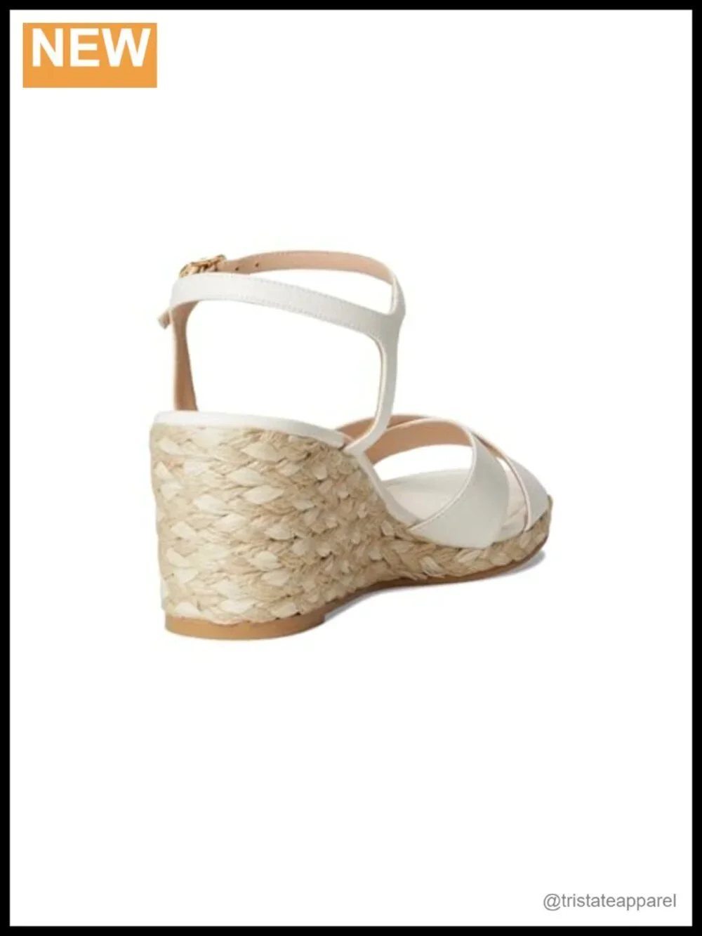 Leather Espadrille Wedge Sandals Buckle Ankle Strap Open Toe Casual